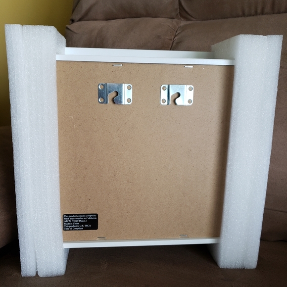 8x8 Shadow Box Frame Display Case 2" Depth for Photo Artworks Gifts, White NEW - Picture 2 of 3